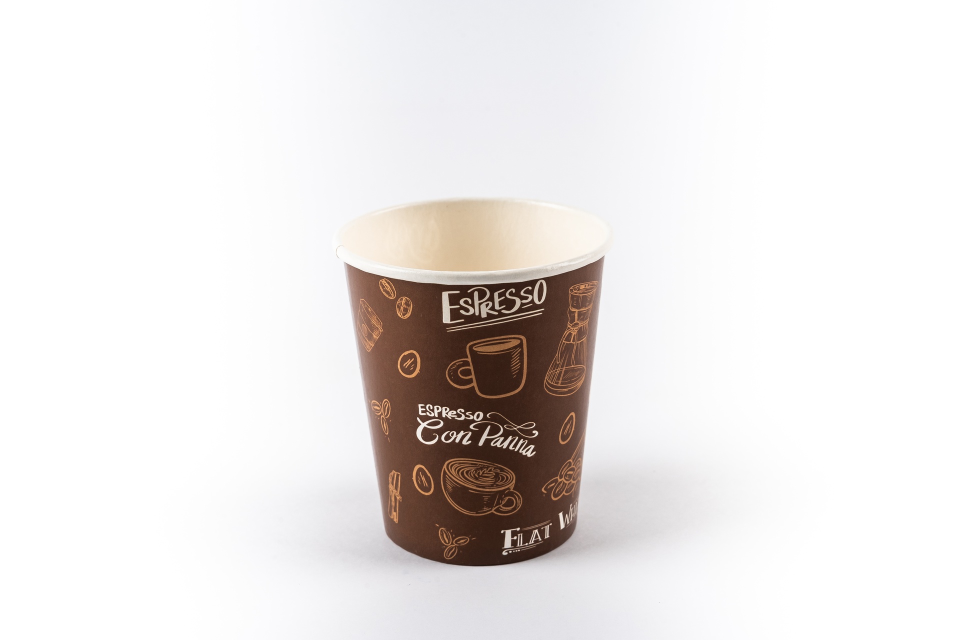 FLEXIBLES_VASOS_8 OZ _P/CAFÉ C/ IMPRESIÓN_MARRON